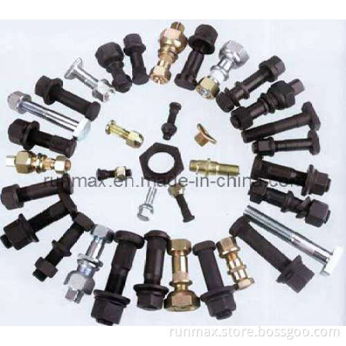 Wheel Bolt and Nut for Truck Trailer and Heavy Duty
